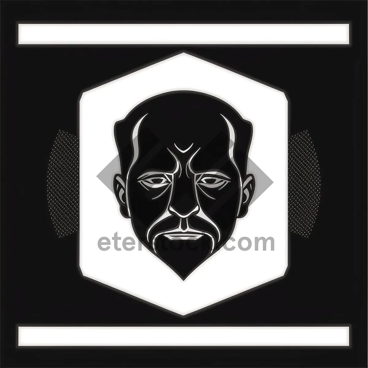 Picture of Black Gem Symbol Design Snapshot Icon