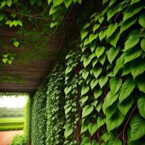 Serene Summer Forest Landscape with Lush Green Foliage