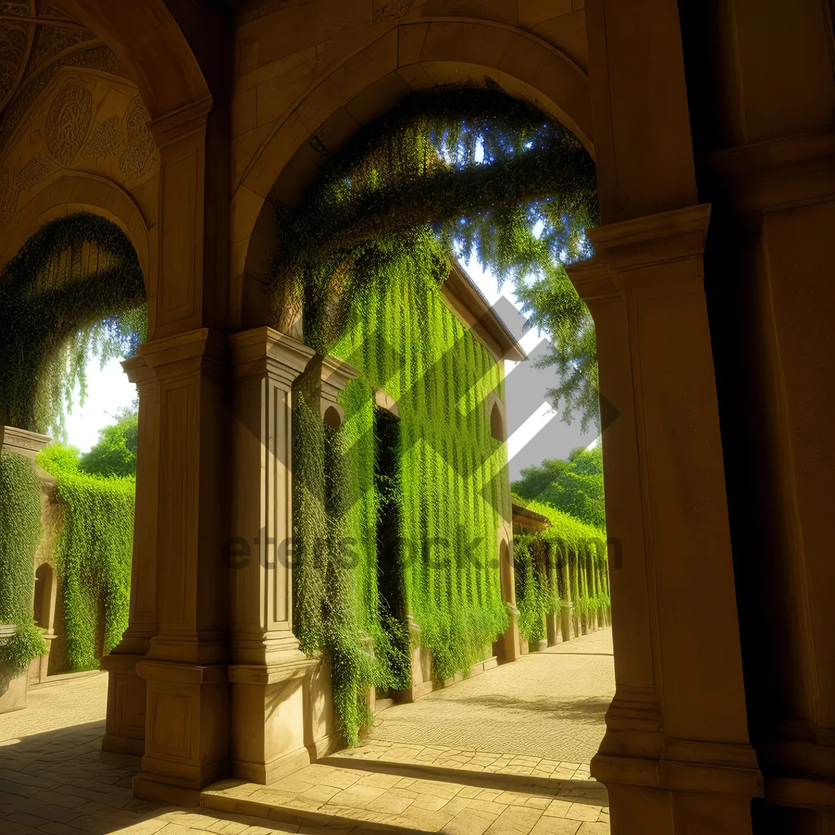 Picture of Architectural Beauty: Majestic Cathedral with Historic Arches