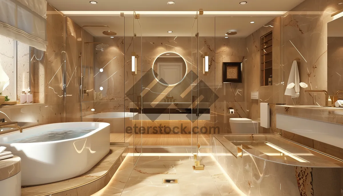 Picture of Modern luxury interior design with elegant furniture and decor.