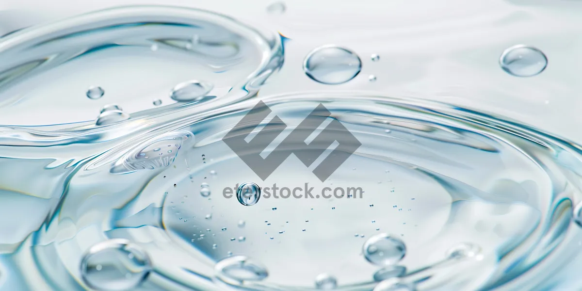 Picture of Refreshing Water Splash Clean Design Light Texture