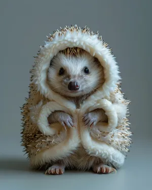 Porcupine quills hedgehog sharp defense wildlife creature