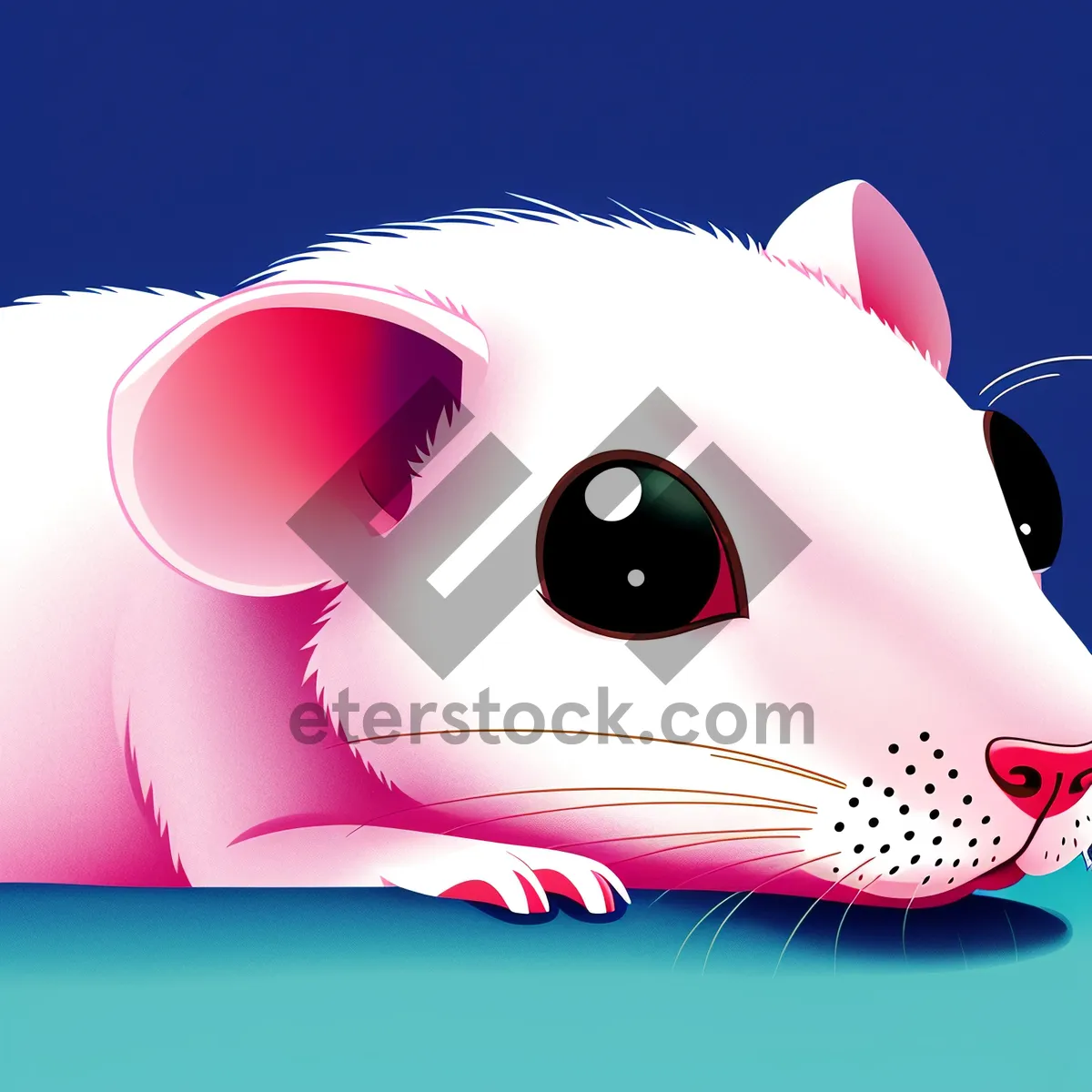 Picture of Cute Pink Piggy Bank Cartoon Art