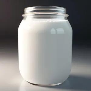 Conserve Glass Jar with Healthy Milk Drink