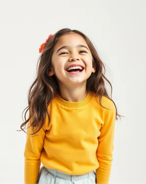 Successful businesswoman with confident smile in studio portrait