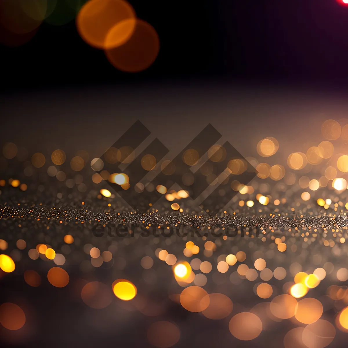 Picture of Sparkling LED Diode Art: Vibrant Celebration Wallpaper