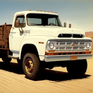 Classic Pickup Truck on a Road