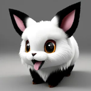 Fluffy Bunny with Cute Ears