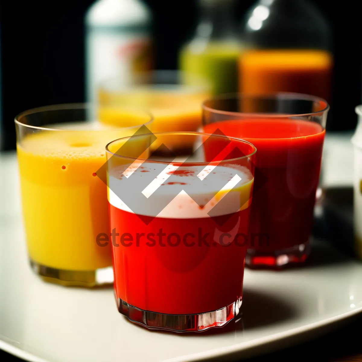 Picture of Fresh Fruit Breakfast Refreshment Glass Orange Juice.