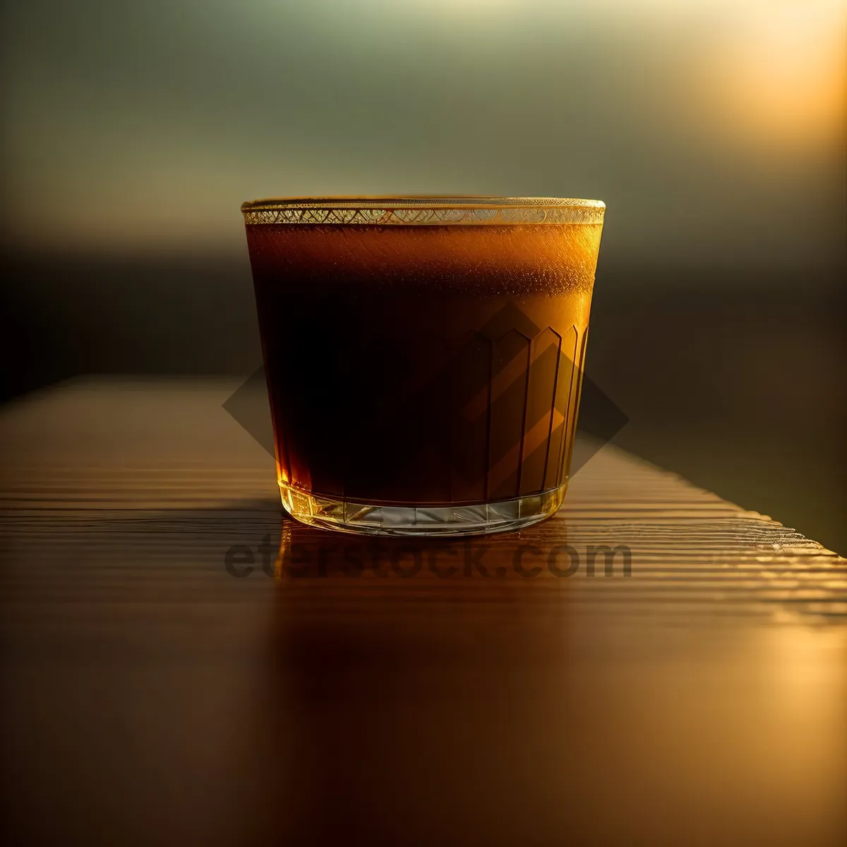 Picture of Refreshing Tea in Glass Cup