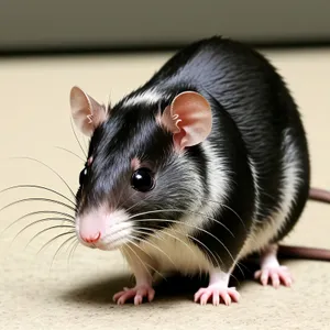 Cute little furry friend with whiskers - Rat