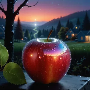 Juicy Red Delicious Apple Snack
