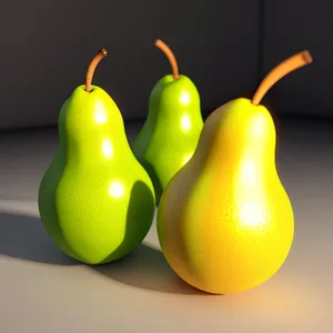 Ripe Yellow Pear - Sweet and Juicy Fruit