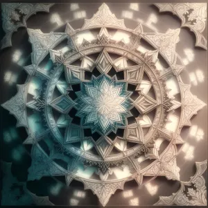 Frozen Crystal Chandelier: Artistic Snowflake Fantasy Lighting Fixture