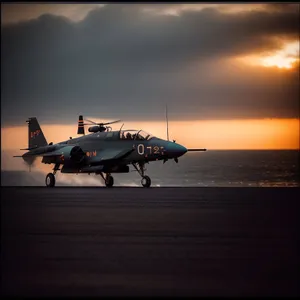 Warship in the Sky: Military Aircraft Carrier