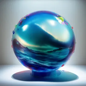 Worldly Glass Globe: A 3D Sphere Container of Fragrant Geography