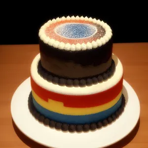 Delicious chocolate cupcake with sweet icing
