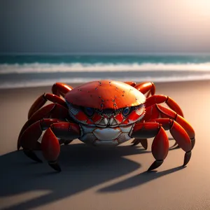 Crustacean Arthropod - Majestic Crab Portrait