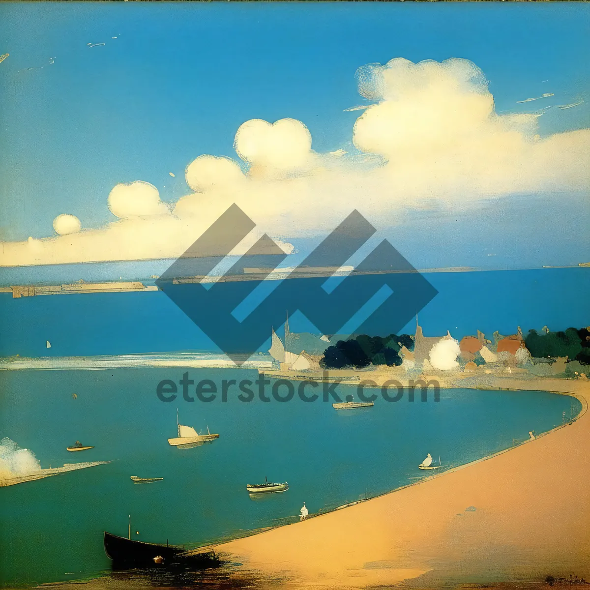 Picture of Paradise Sunset by the Beach