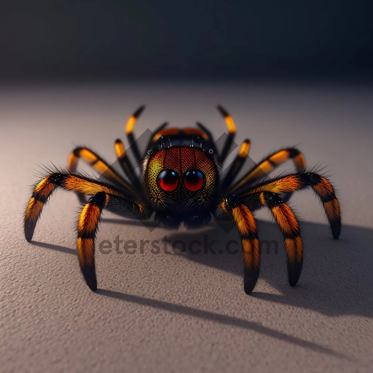 Picture of Close-up of Black Widow spider, a fascinating arachnid