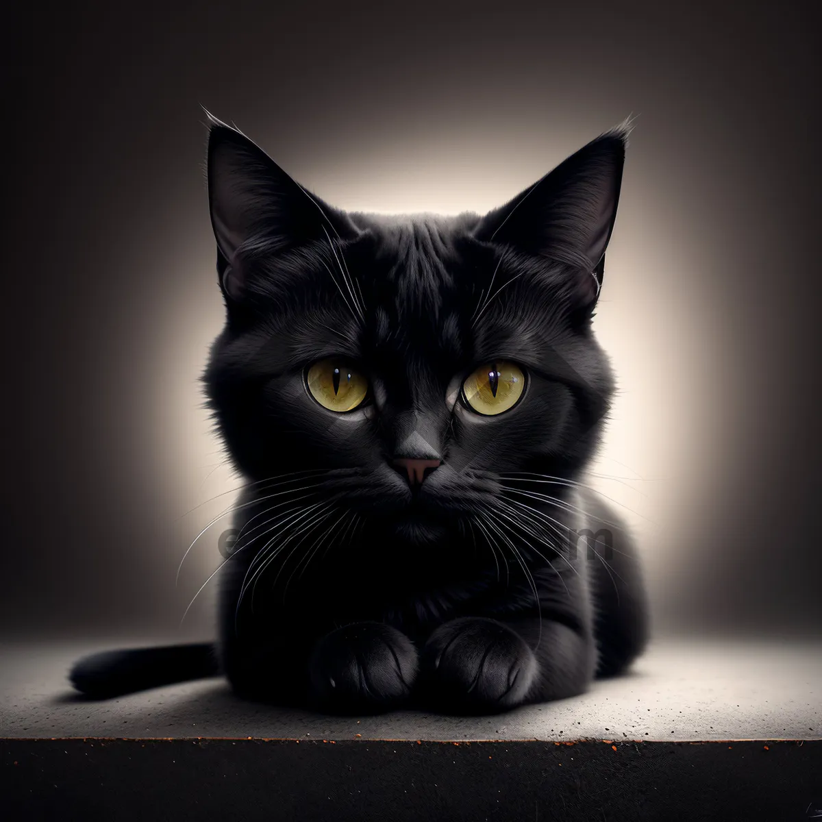 Picture of Curious Gray Tabby Kitty with Adorable Whiskers