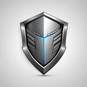 Graphic design icon collection with shiny 3D objects