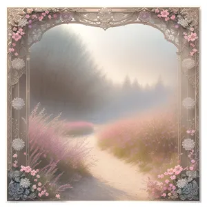 Vintage Grunge Frame with Retro Paper Texture