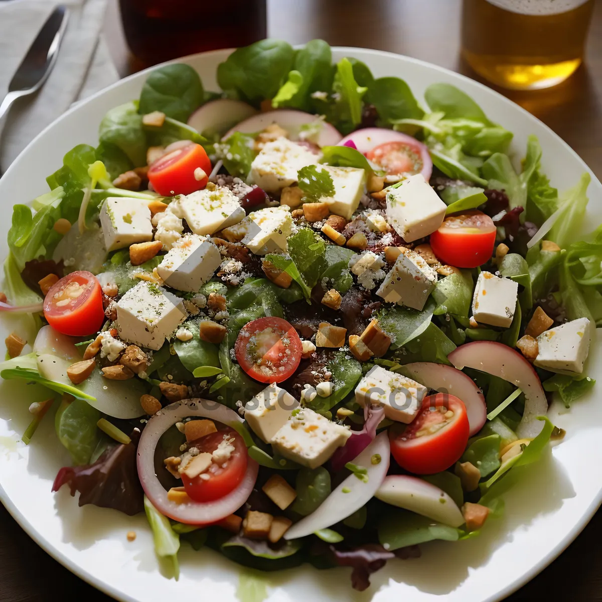 Picture of Gourmet Vegetable Salad with Fresh Ingredients