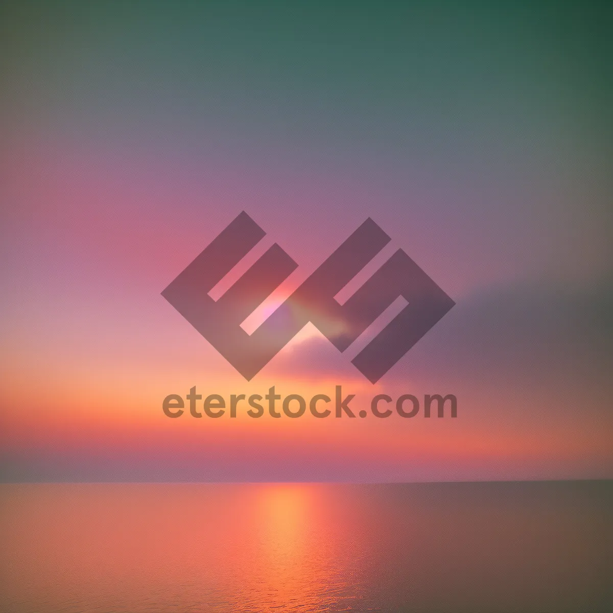 Picture of Serene Sunset over the Ocean