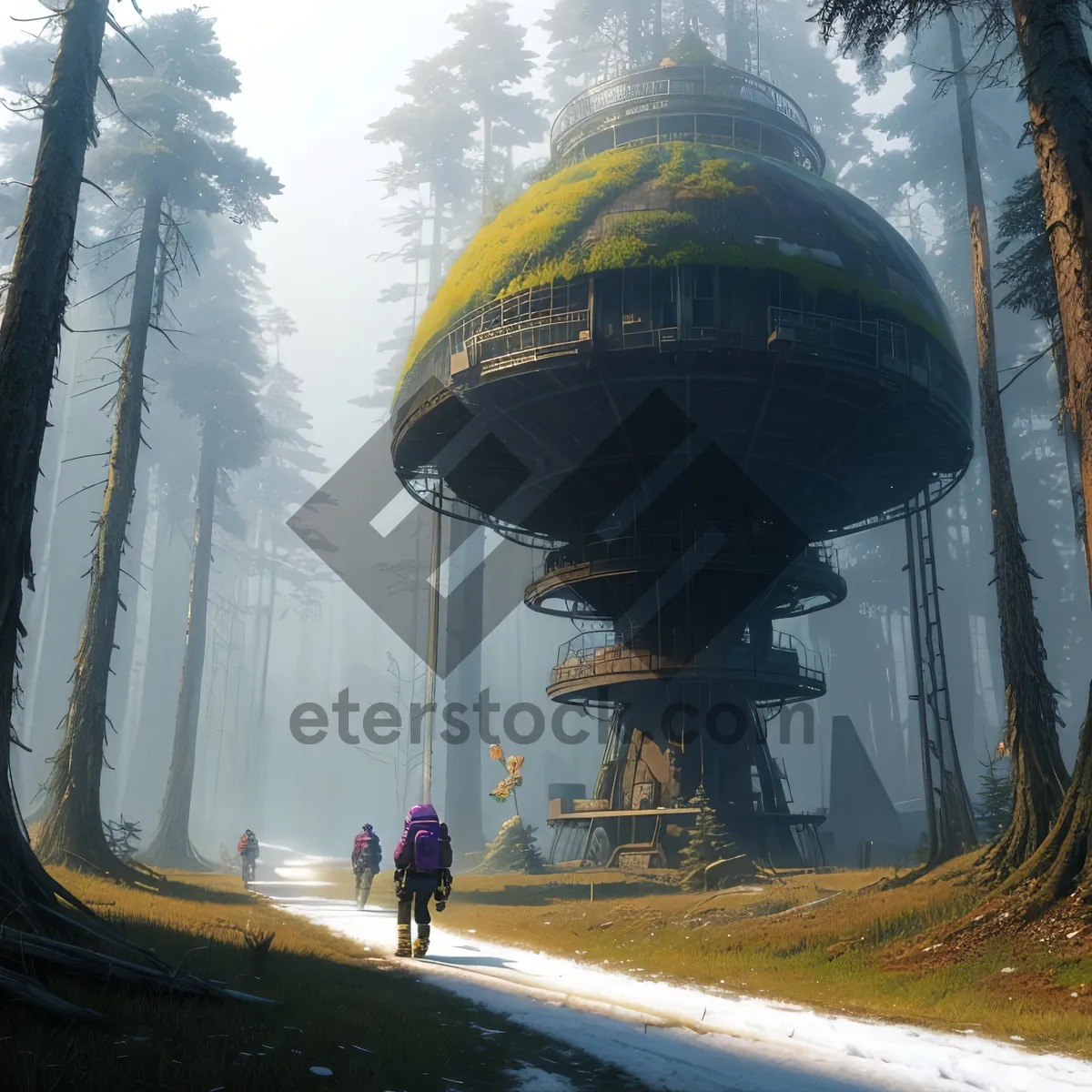 Picture of Sky Dome at Planetarium Entrance