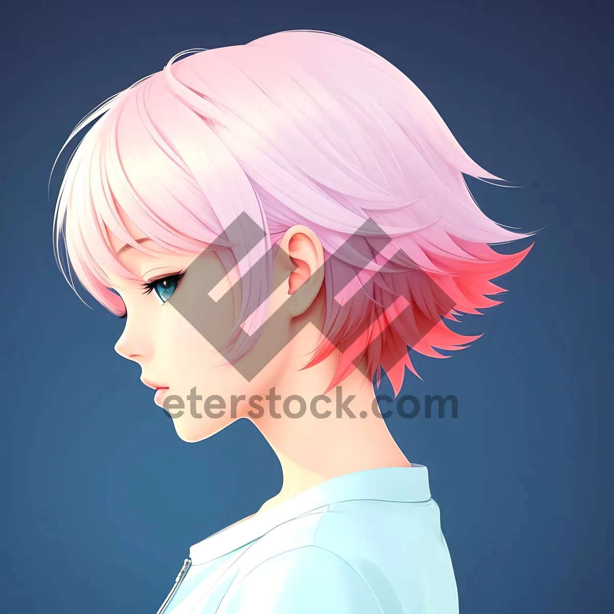 Picture of Stunning Portrait of a Fashionable and Attractive Lady
