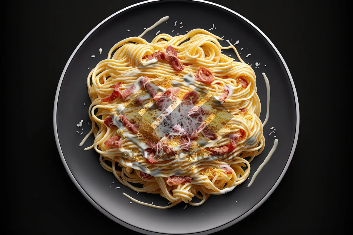 Picture of Delicious Spaghetti Plate with Sauce - Icon Special