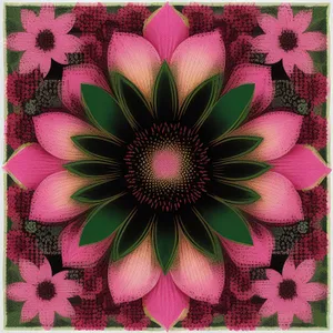 Colorful Floral Pattern Decorative Pillow