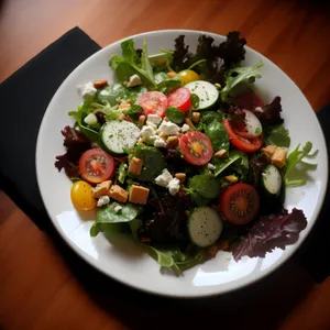Delicious Grilled Vegetable Salad With Feta Cheese