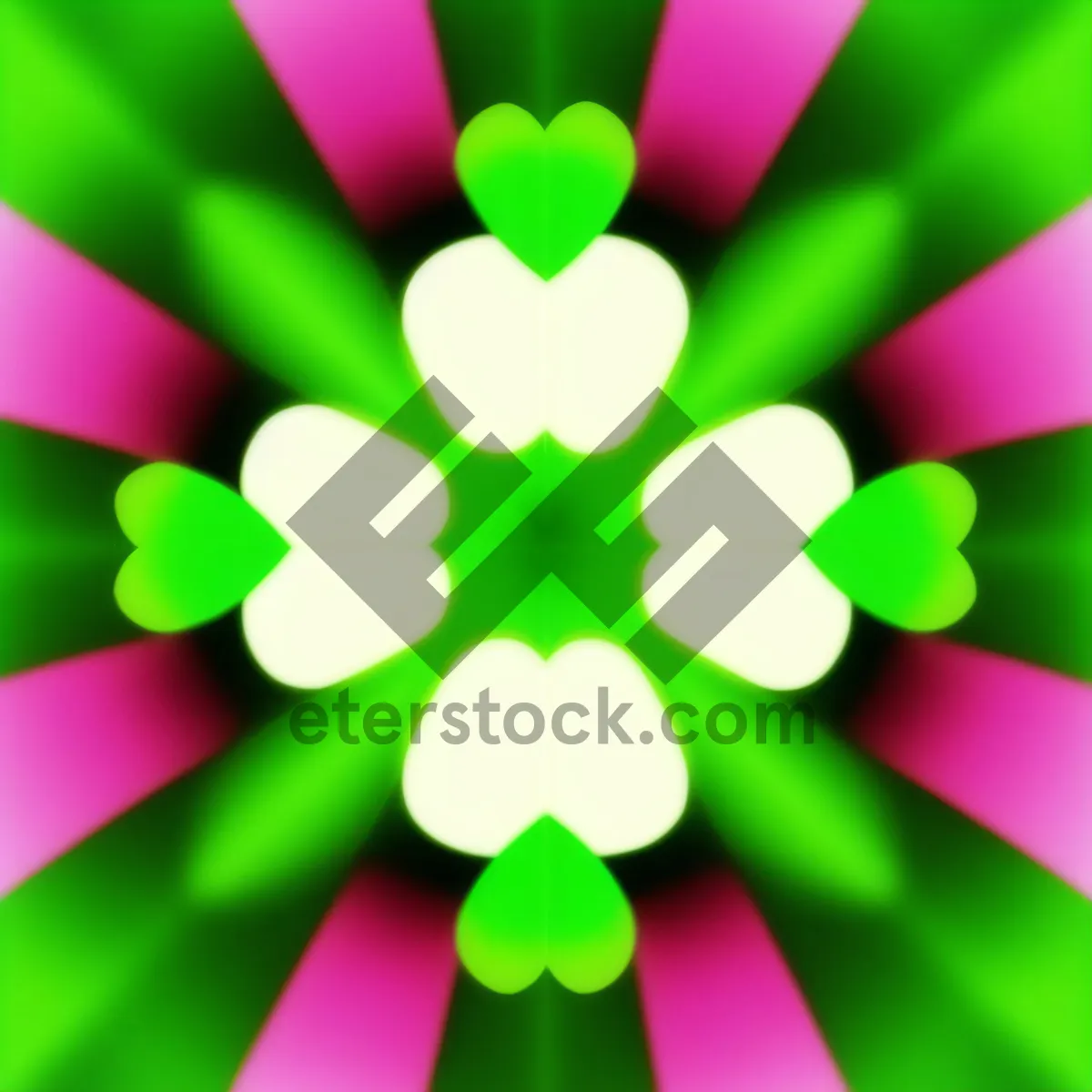 Picture of Ethereal Tulip: Vibrant Fractal Wallpaper with Futuristic Design