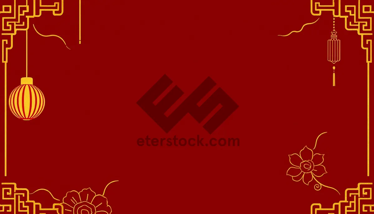 Picture of Snowy Winter Floral Pattern Decoration Card