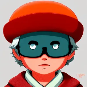 Cartoon Boy with Goggles, Clip Art Repairman