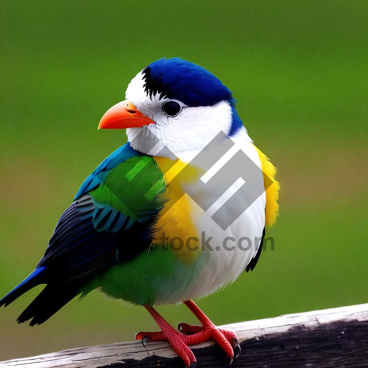 Picture of Wild Duck with Majestic Feathers and Beak