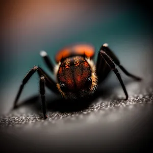 Close-up of Insect's Antenna and Legs