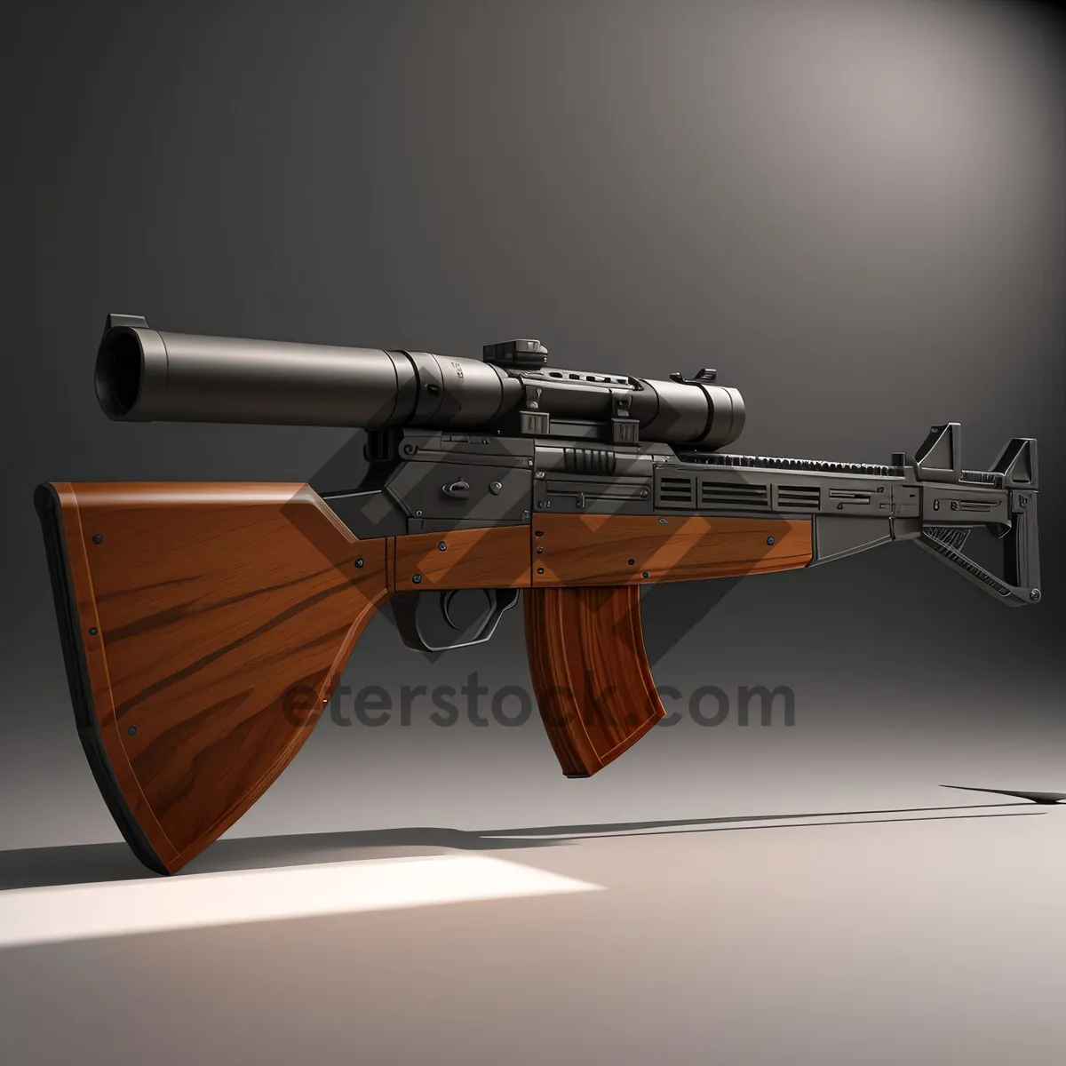 Picture of Military Assault Rifle - Powerful, Precise, and Reliable.