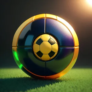 World Cup Soccer Ball on Green Field