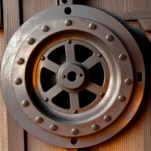 Metallic Rubber Car Wheel with Disk Brake