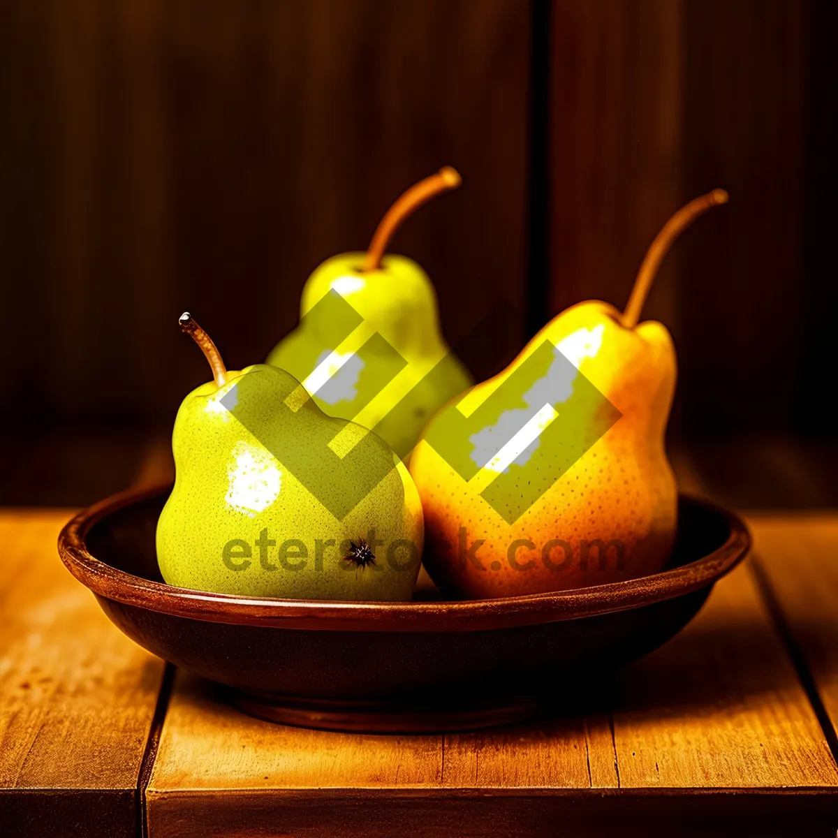 Picture of Deliciously Fresh Pear and Apple Slice