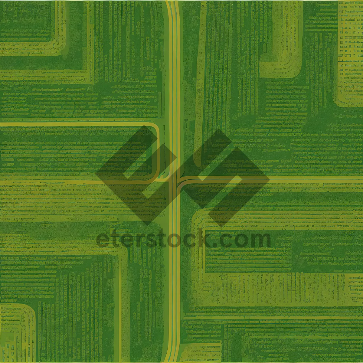 Picture of Vintage Grunge Circuit Board Texture Wallpaper Design