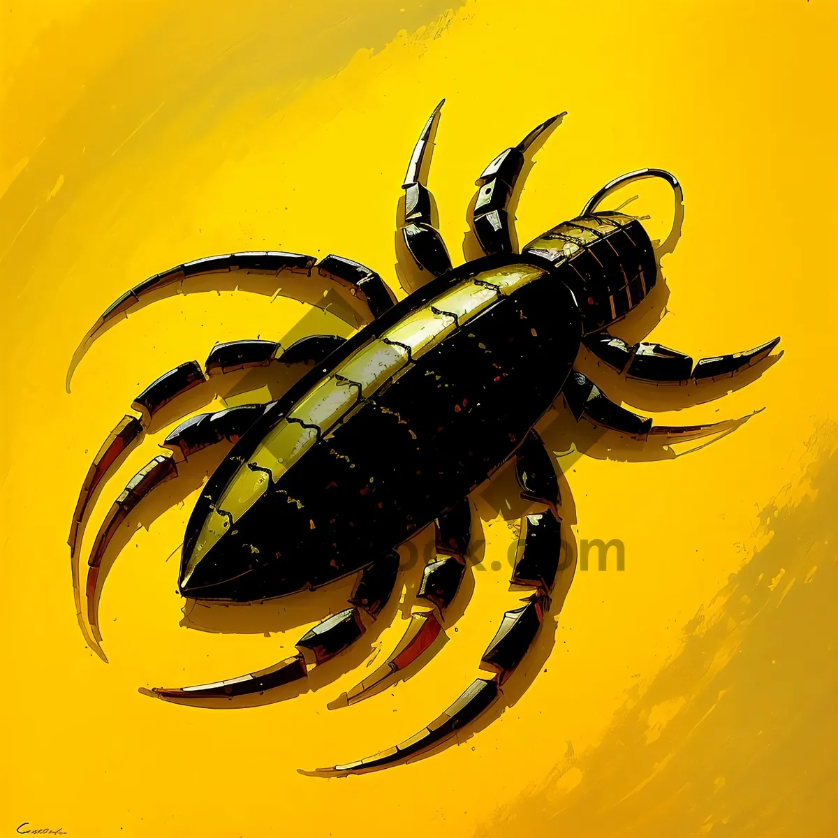 Picture of Poisonous Arachnid with Claw - Scorpion