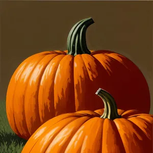 Autumn Harvest: Festive Pumpkin and Gourd Decoration