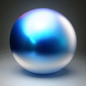 Shiny Glass Satellite Button