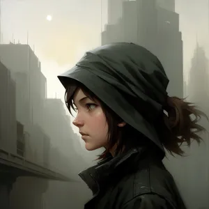 Smiling Student in Attractive Graduation Cap