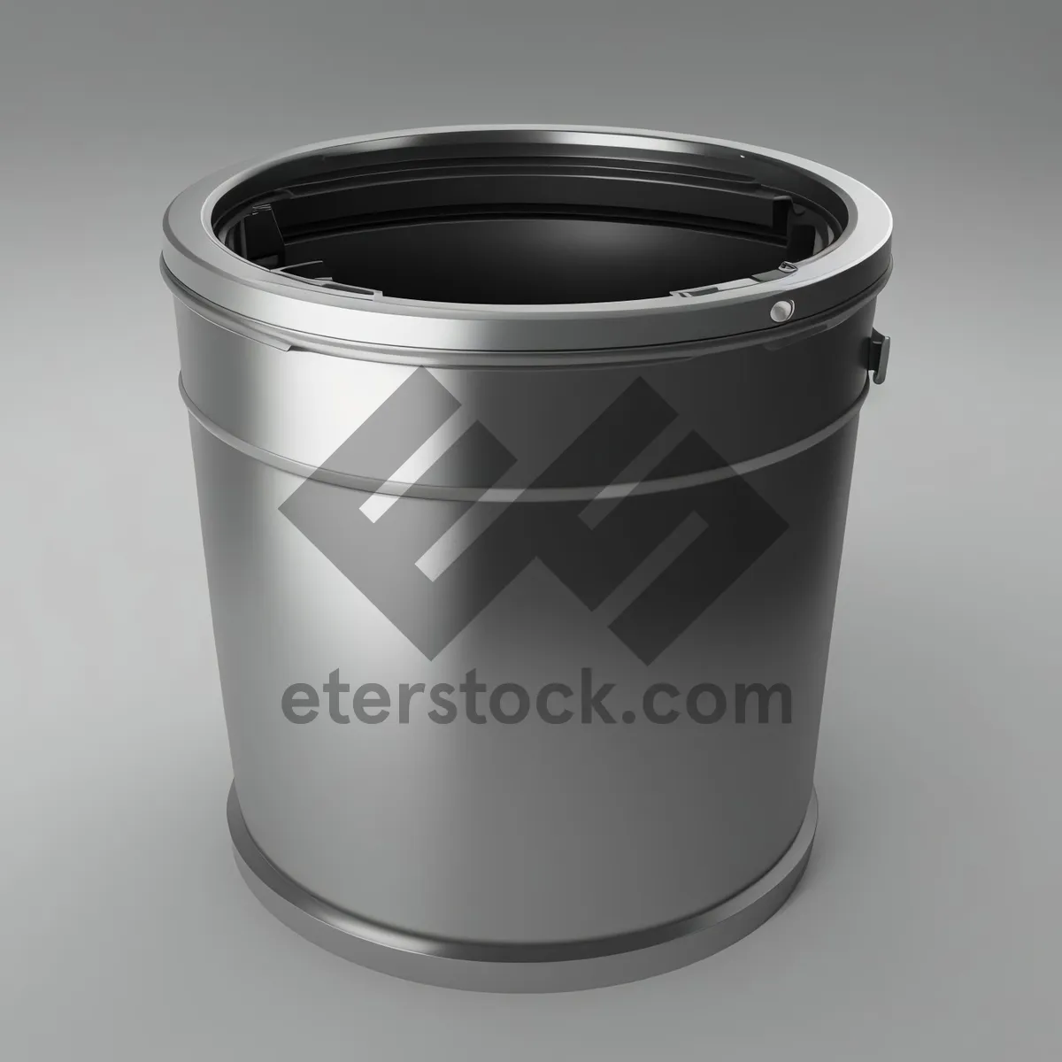 Picture of Metal Ashcan Bin - Empty Vessel