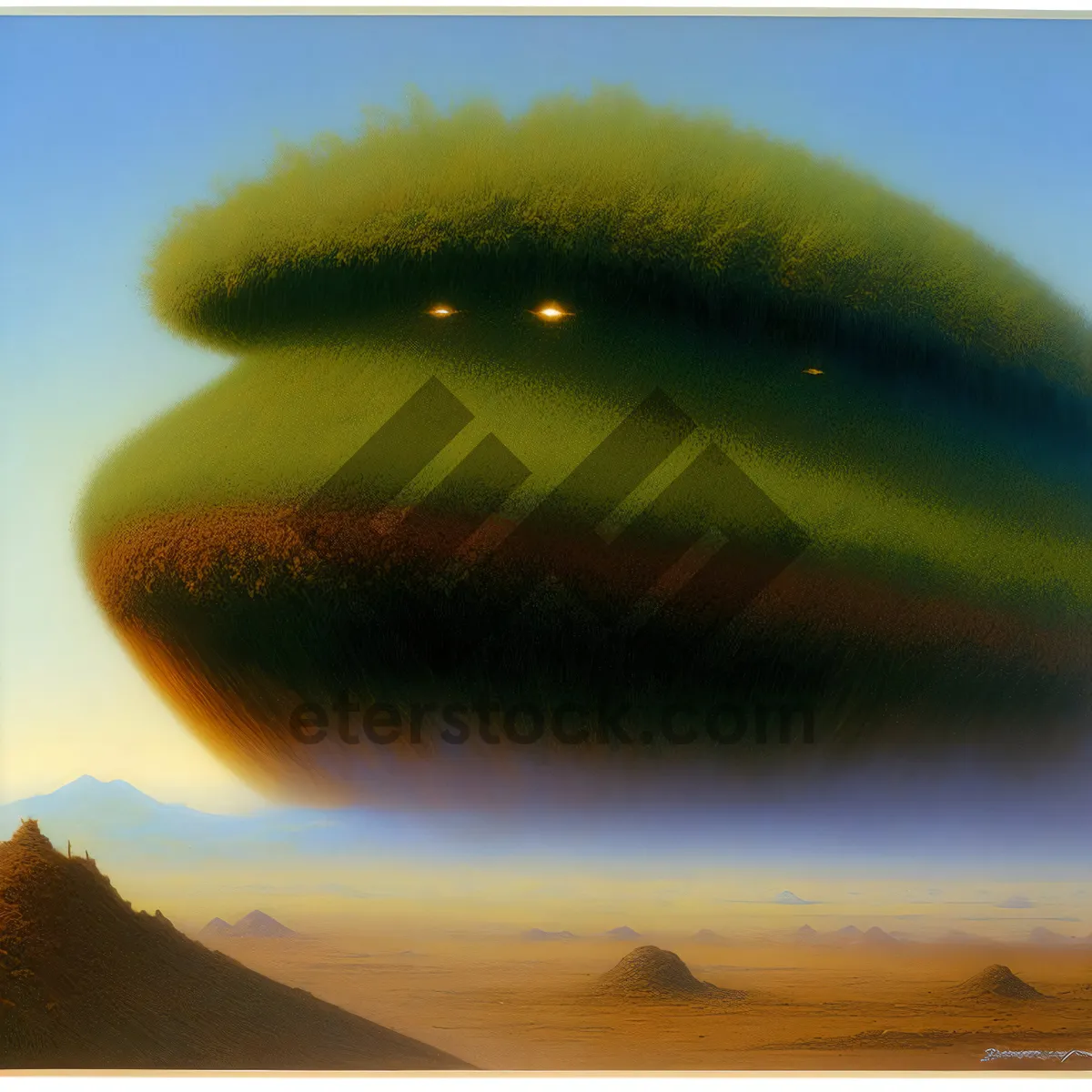 Picture of Exotic Mango on a Cosmic Platter